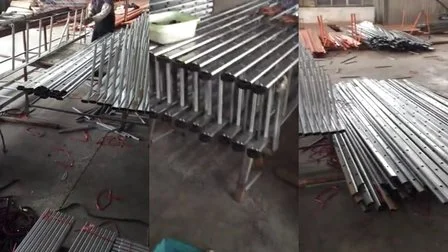 직선형 강철 또는 알루미늄/알루미늄 비계 계단 사다리